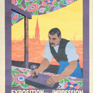 Affiche ancienne - Centenaire de la SIM – 1926 - Exposition Musée des beaux-arts